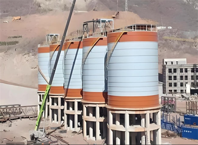 博湖高架钢板仓